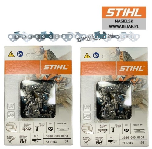 Przejdź do produktu Łańcuch 3/8 P Picco  1,3  - 35 cm,  50 OGNIW -(MS 172, 180, 182, 212, 231, 251)-2 sztuki 